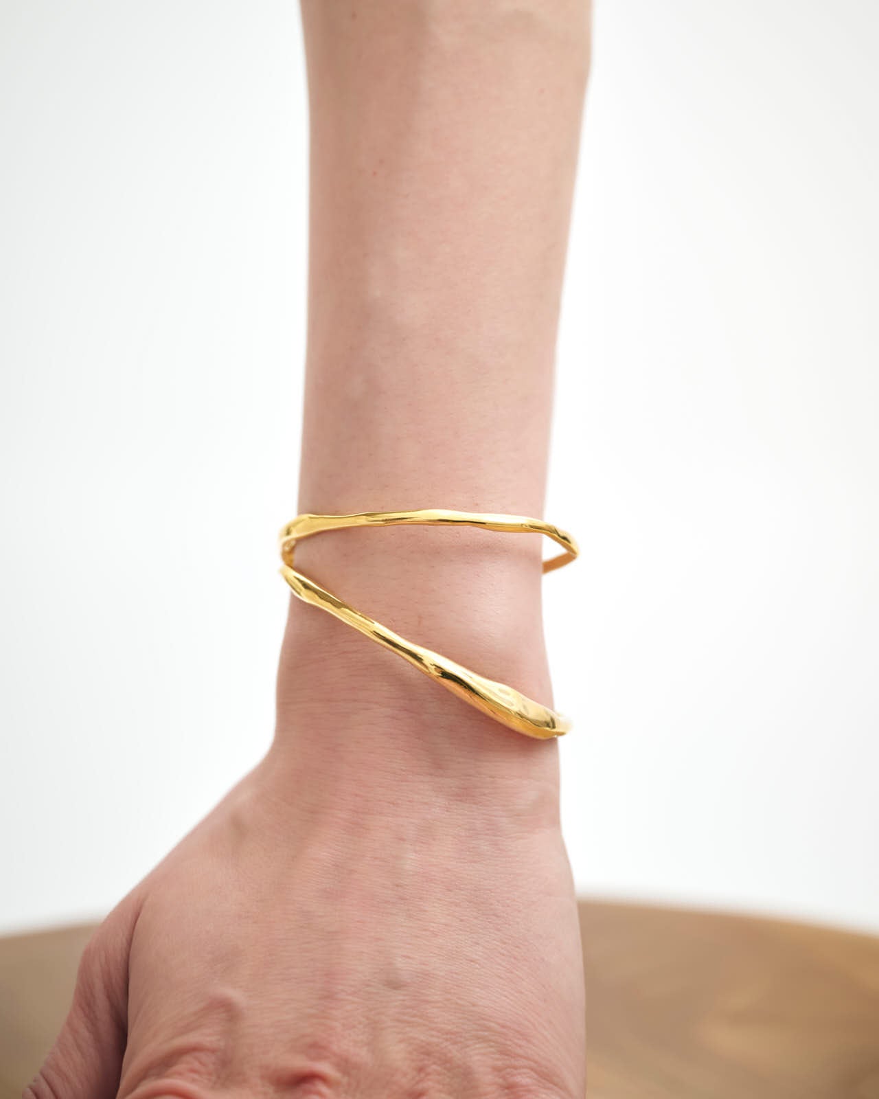 Fissure Gold Bracelet