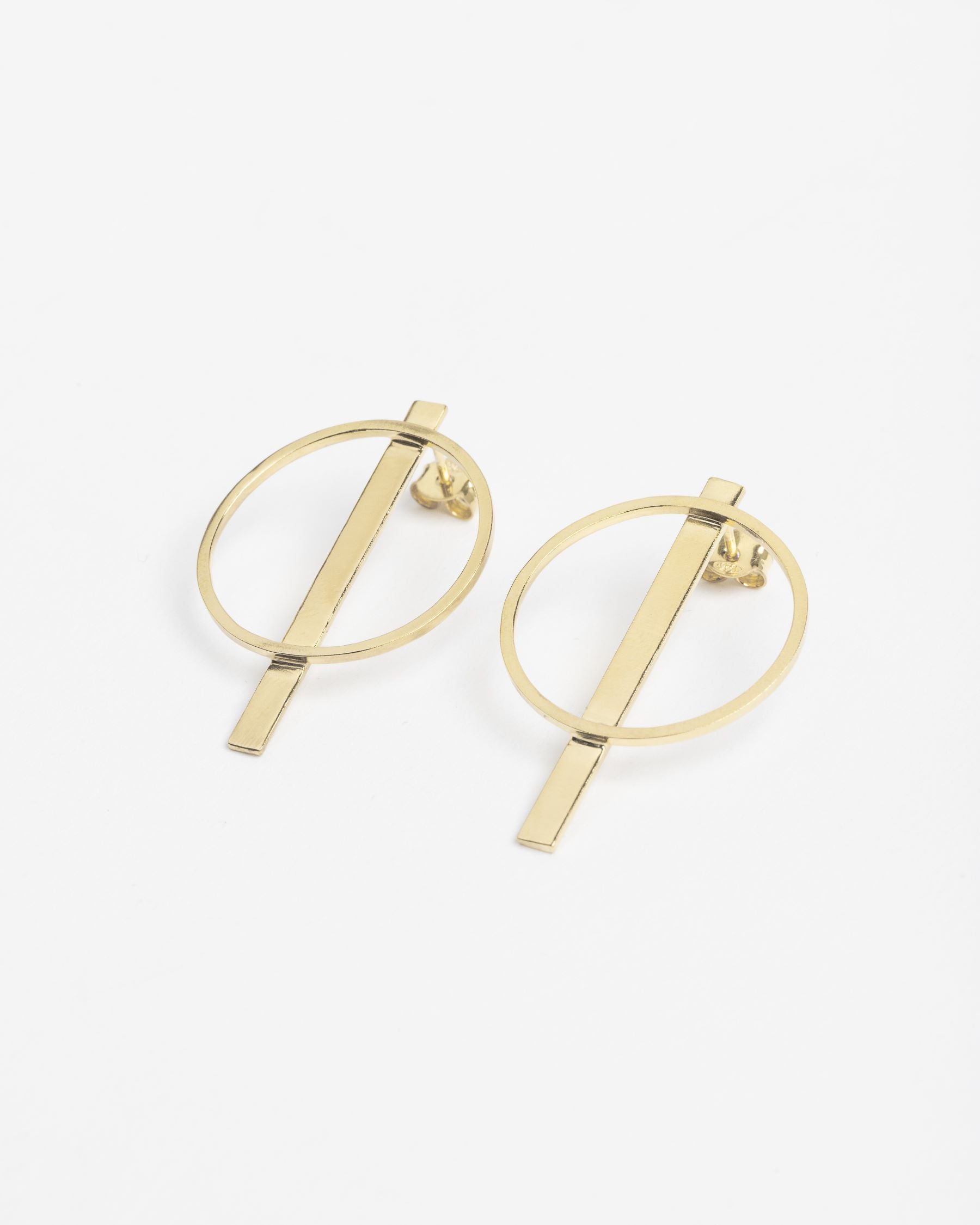 Phi Gold Earrings