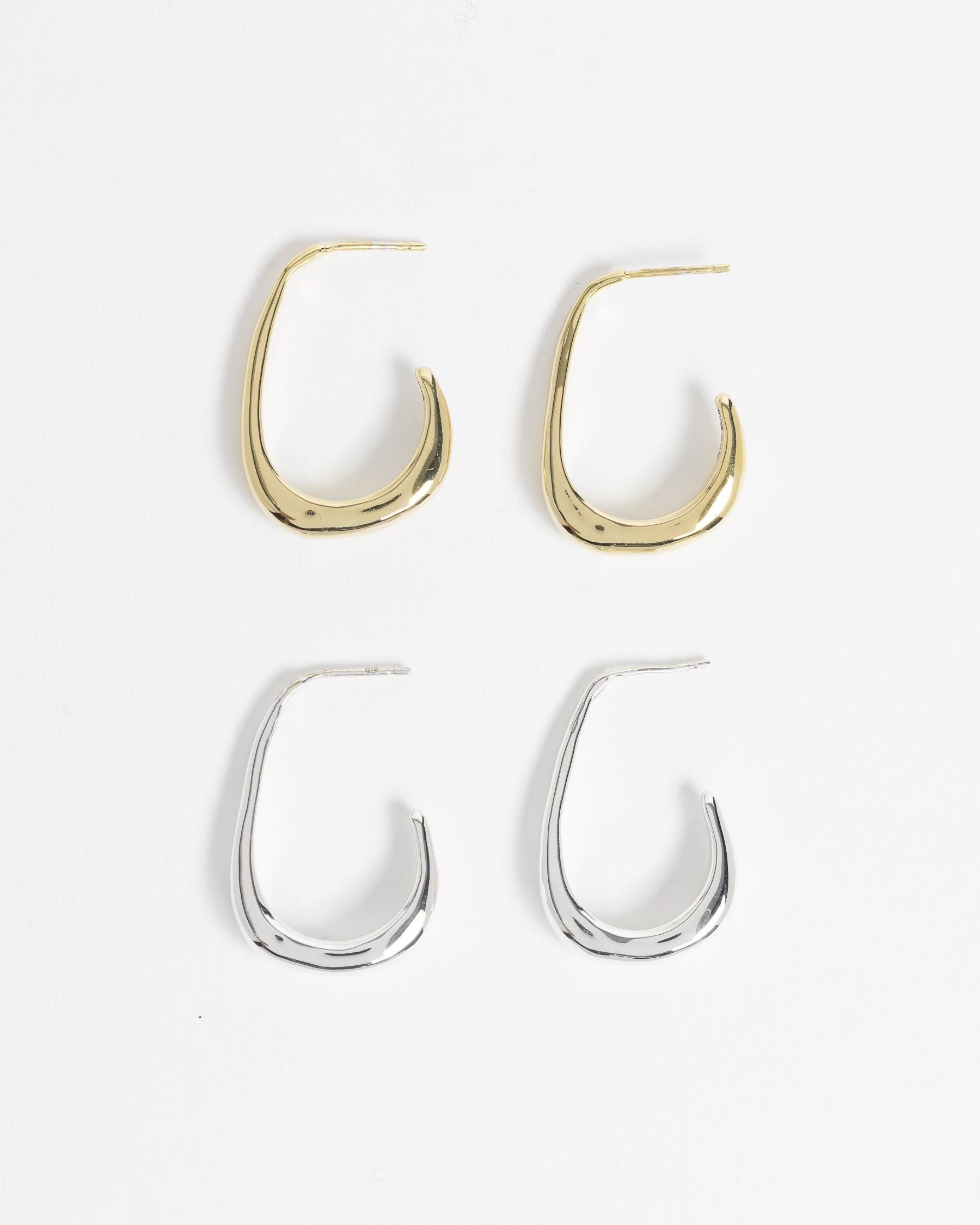 Amorphous Gold Earrings