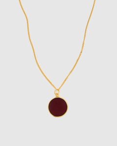 Crimson Gold Pendant