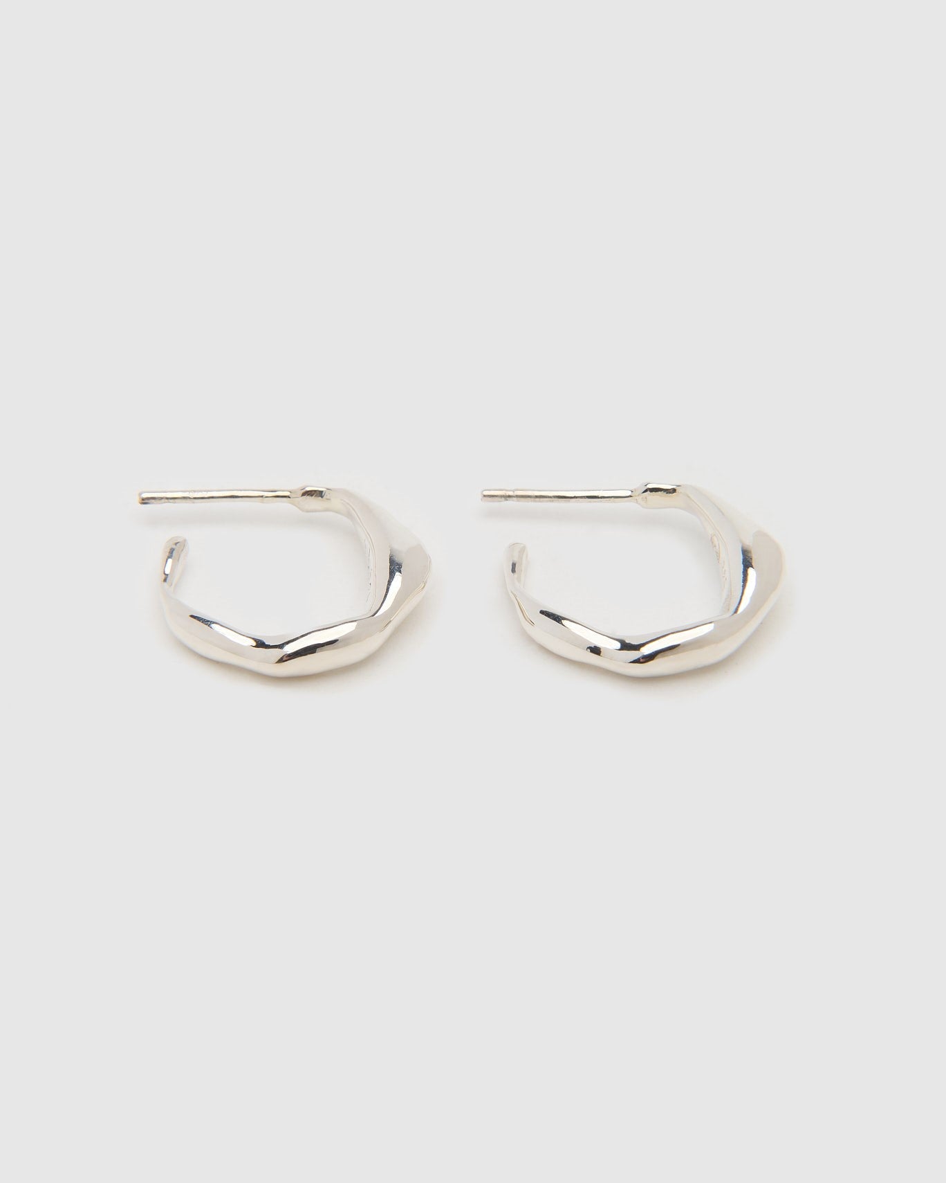 Wave Small Hoops