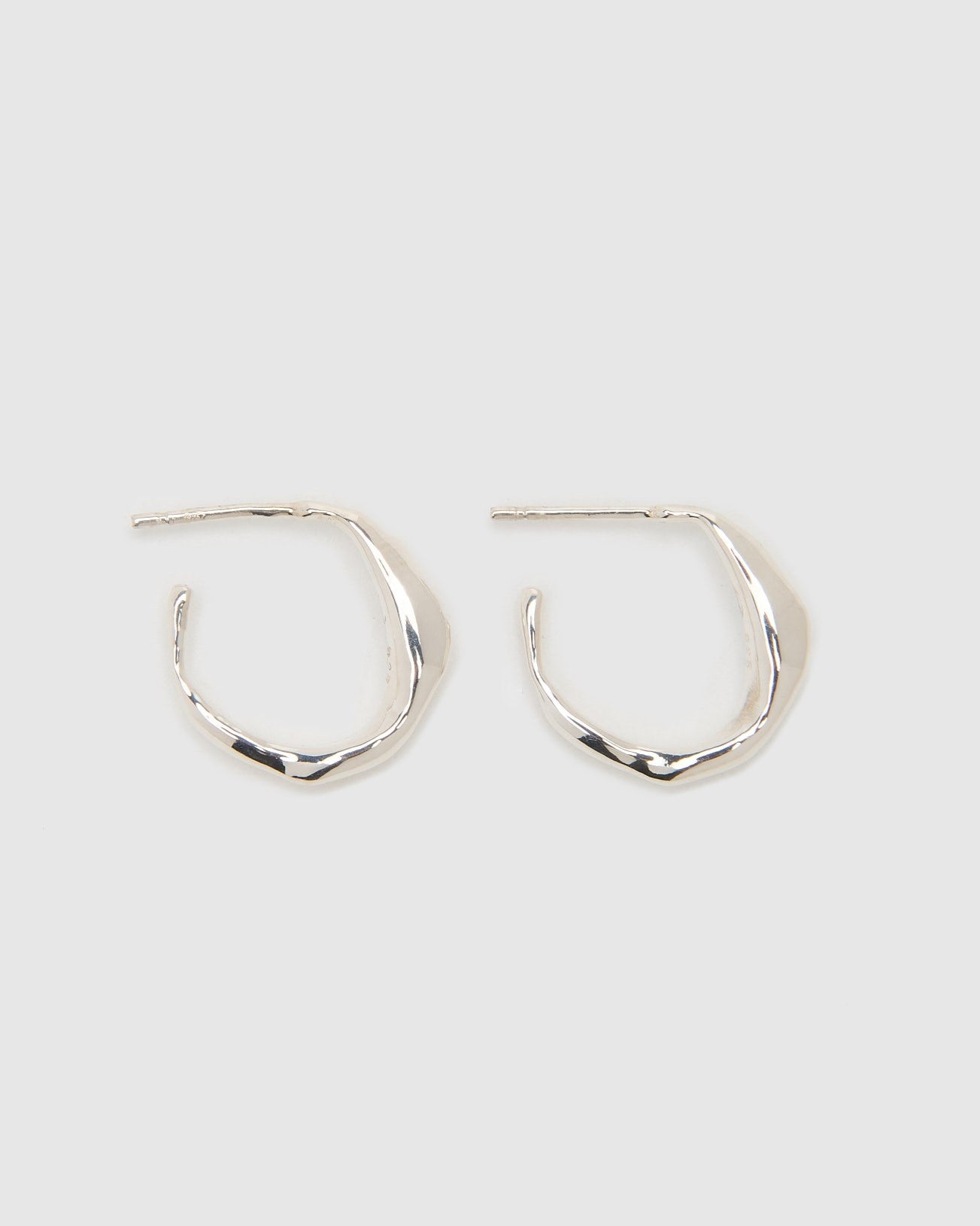 Wave Small Hoops