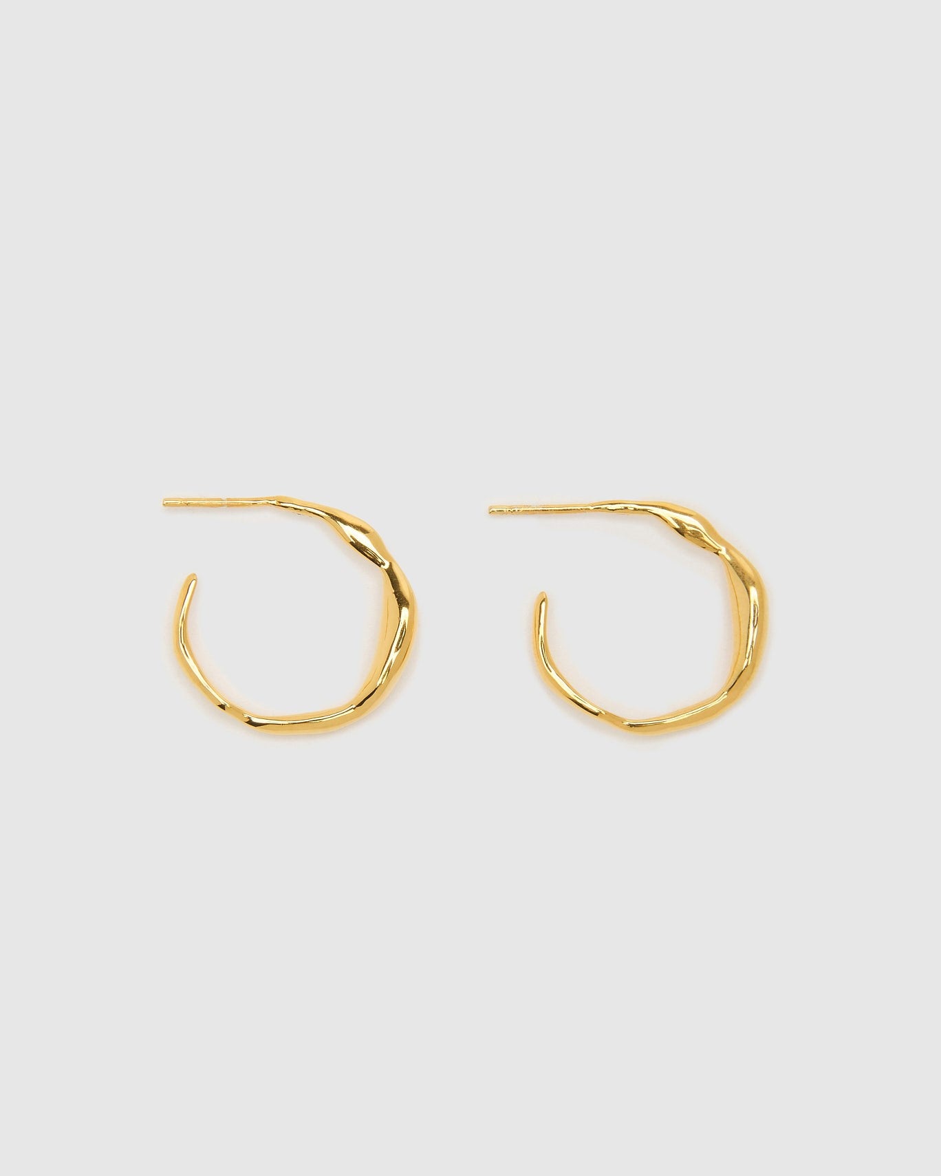 Ripples Large Gold Hoops