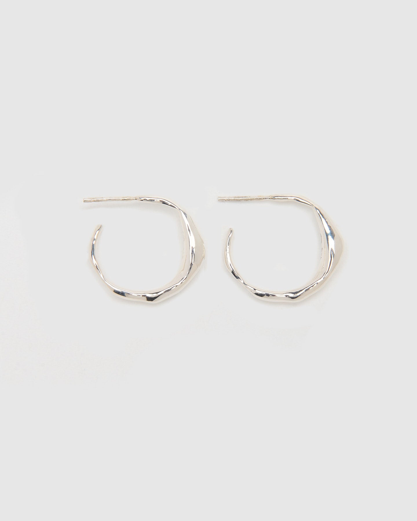 Wave Large Hoops