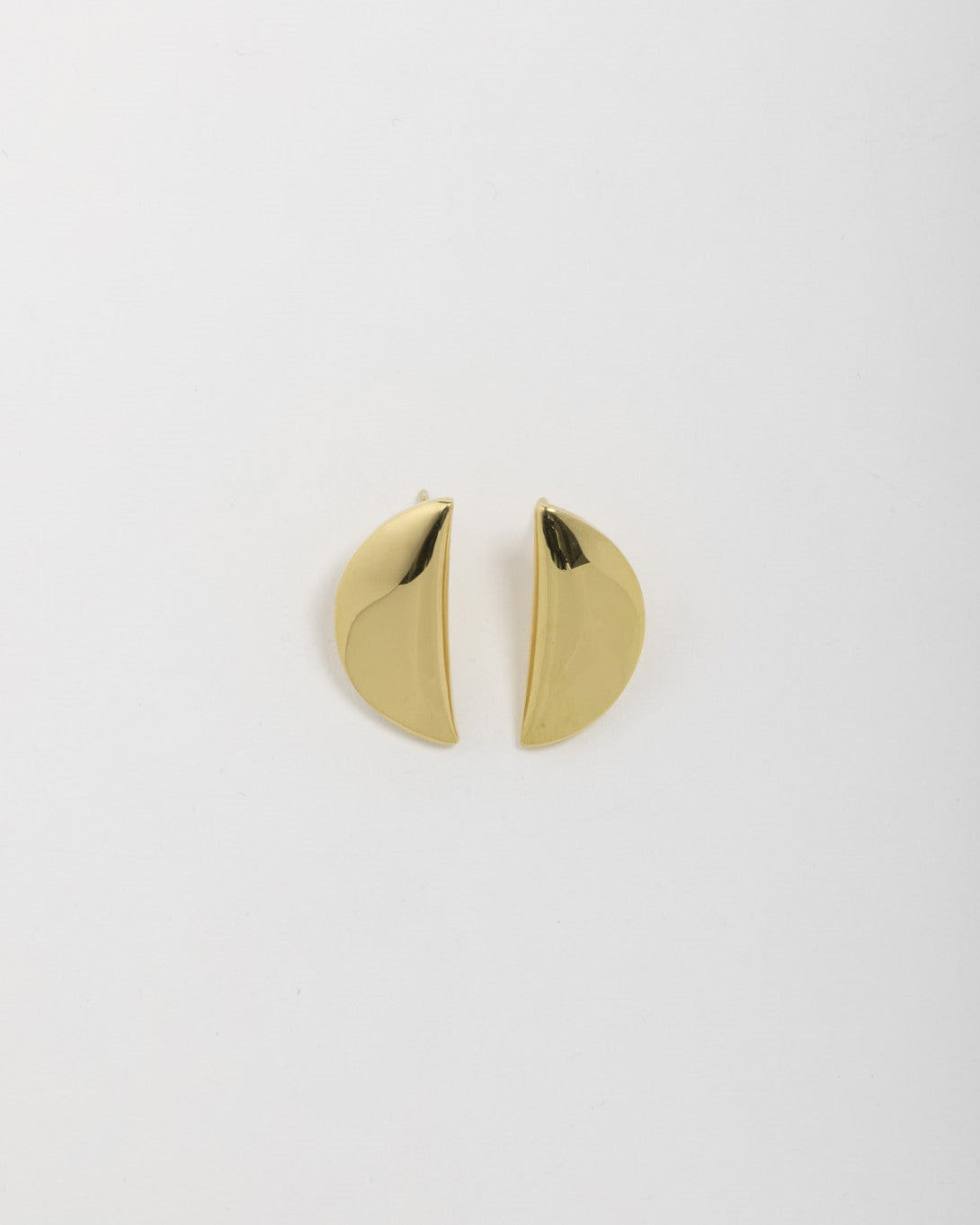 Mussels Small Gold Earrings