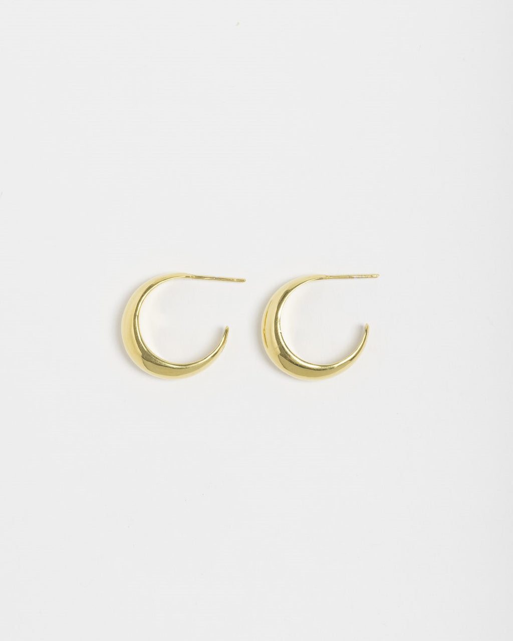 Round Gold Earrings